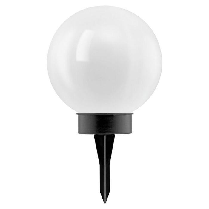Estaca para jardín negra de plástico, Zora, 0,5W, 3000K LED, IP44, con interruptor