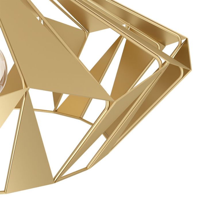 Plafón de techo dorado de acero, Charmain