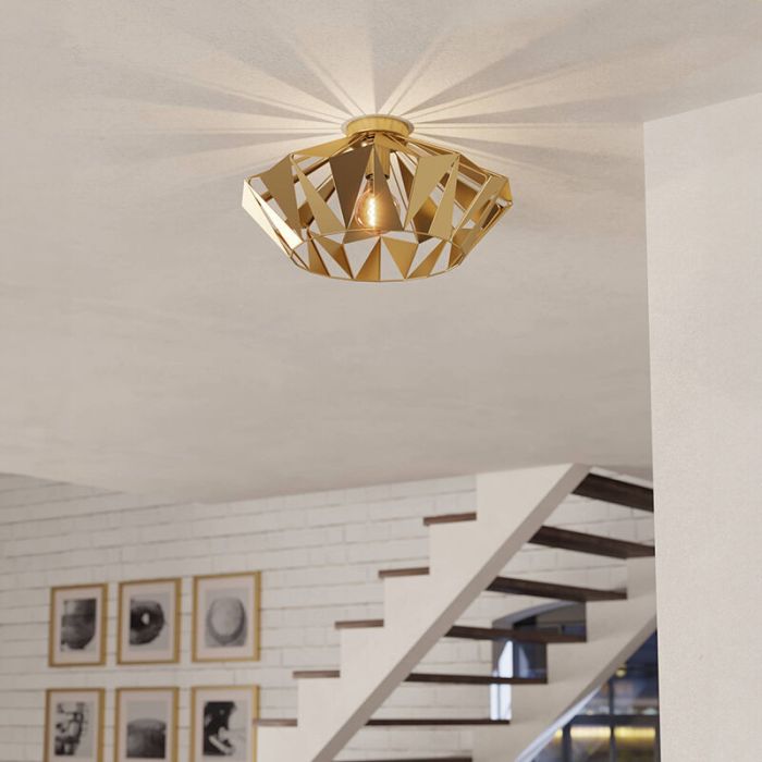 Plafón de techo dorado de acero, Charmain