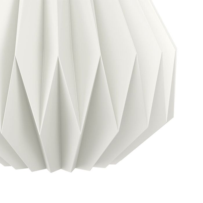 Lámpara colgante de papel blanca, Leco