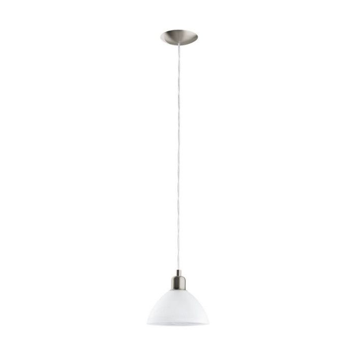 Lámpara colgante blanca de vidrio, Lariana