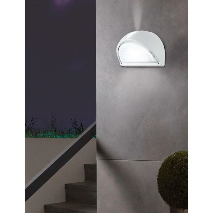 Lámpara exterior blanca de aluminio, Gemma, IP44