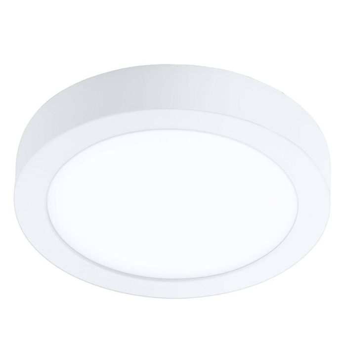 Lámpara de techo inteligente blanca de plástico, Geraldo, 16,5W, ajustable entre luz blanco cálido y frío LED, IP44