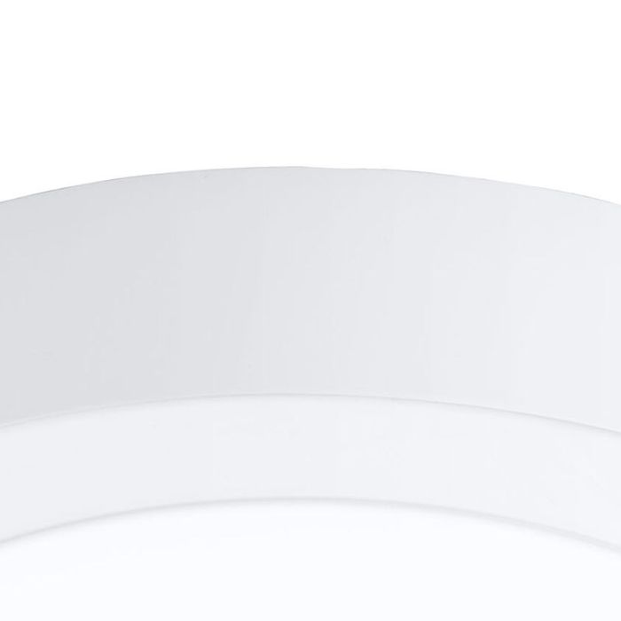 Lámpara de techo inteligente blanca de plástico, Geraldo, 16,5W, ajustable entre luz blanco cálido y frío LED, IP44