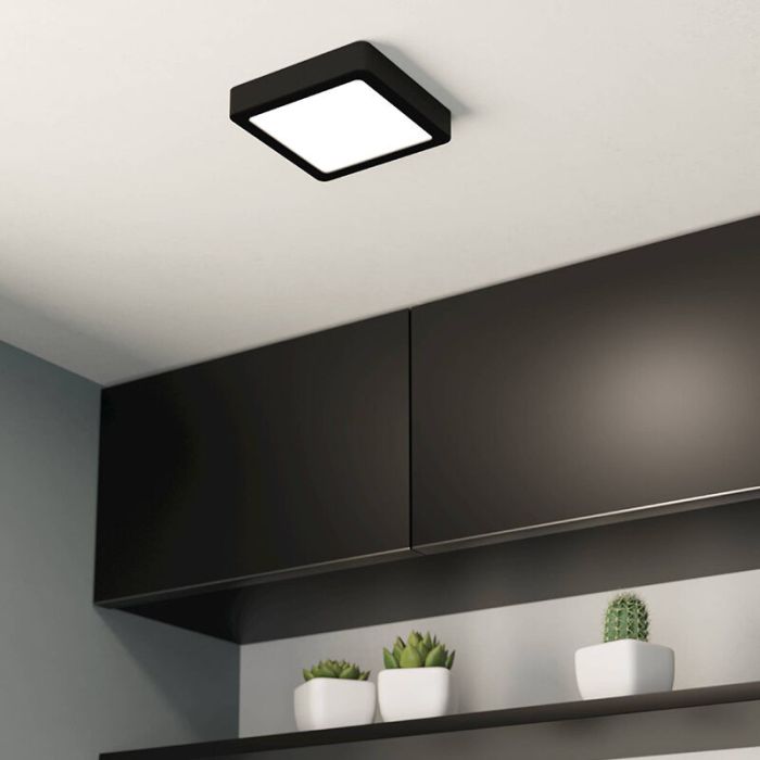 Plafón de techo blanco de plástico, Geraldo, 11W, 3000K LED