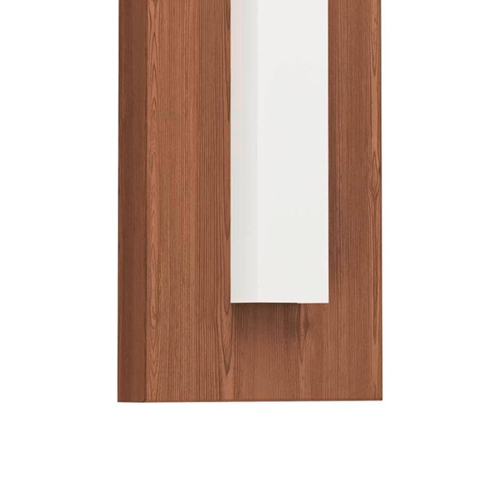 Lámpara exterior marrón de aluminio, Bernardo, 7W, 3000K LED, IP44