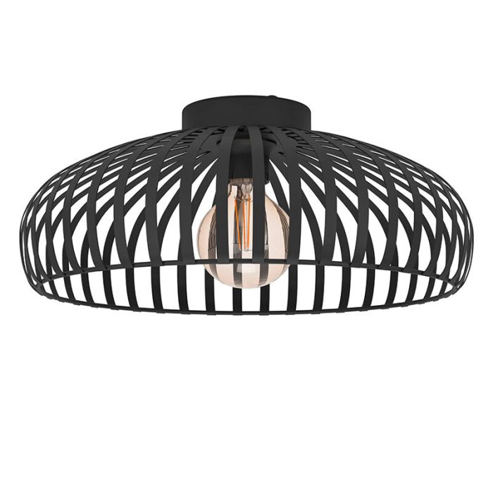 Plafón de techo negro de acero, Egine