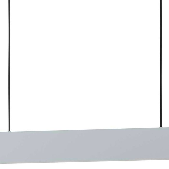 Lámpara colgante inteligente gris de aluminio, Andrew, 19W, ajustable entre luz blanco cálido y frío LED