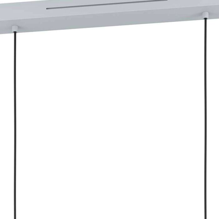 Lámpara colgante inteligente gris de aluminio, Andrew, 19W, ajustable entre luz blanco cálido y frío LED