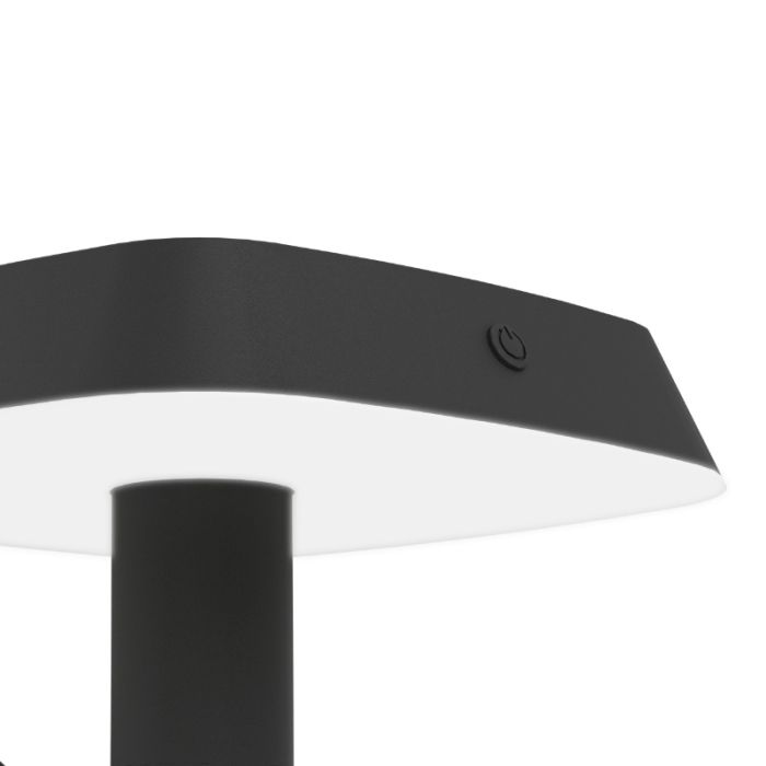 Aplique solar exterior negro de plástico, Ingemar, 8,5W, 3000K LED, IP65