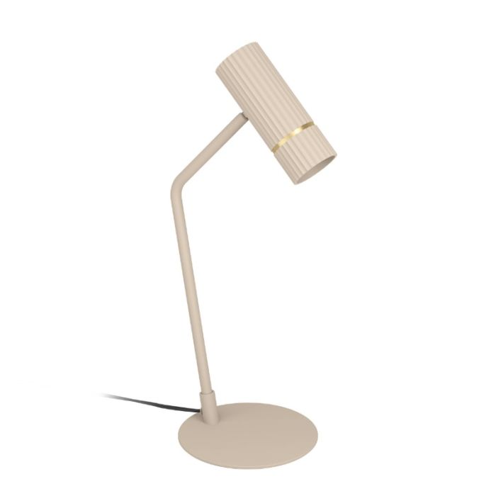 Flexo beige de acero, Vahid, con interruptor