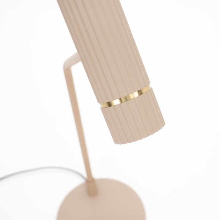 Flexo beige de acero, Vahid, con interruptor