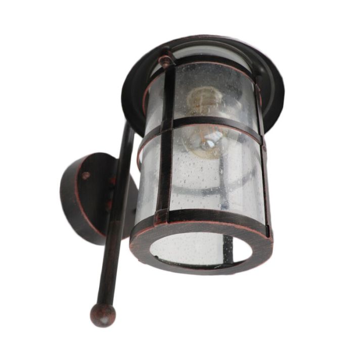 Lámpara exterior marrón de vidrio, Gisele, IP23