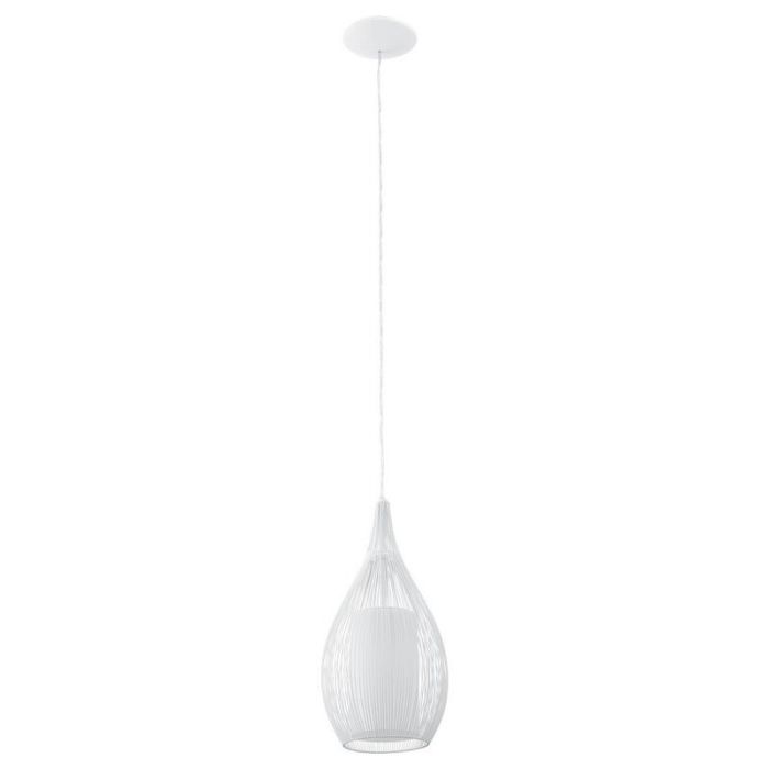 Lámpara colgante blanca de vidrio, Maritima