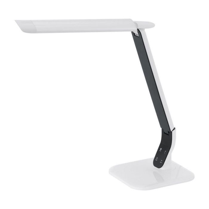 Flexo blanco de plástico, Ilias, 6W, 5000K LED, con regulador táctil