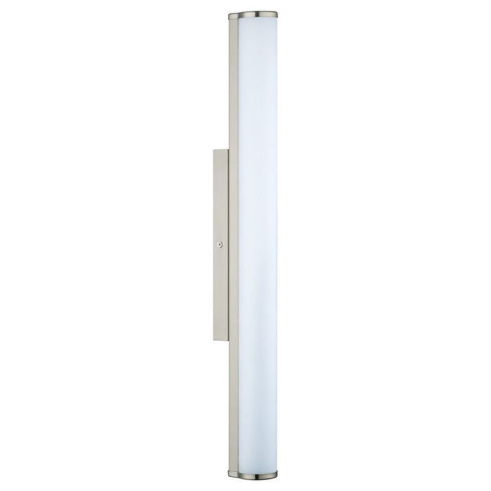 Espejo con luces níquel de vidrio, Jersey, 16W, 4000K LED, IP44
