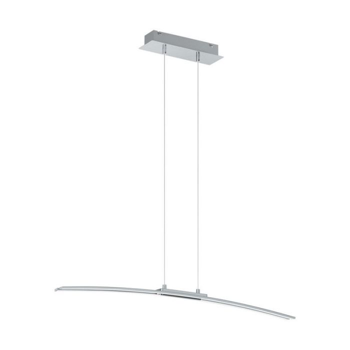 Lámpara colgante cromada de aluminio, Arantxa, 30W, 3000K LED