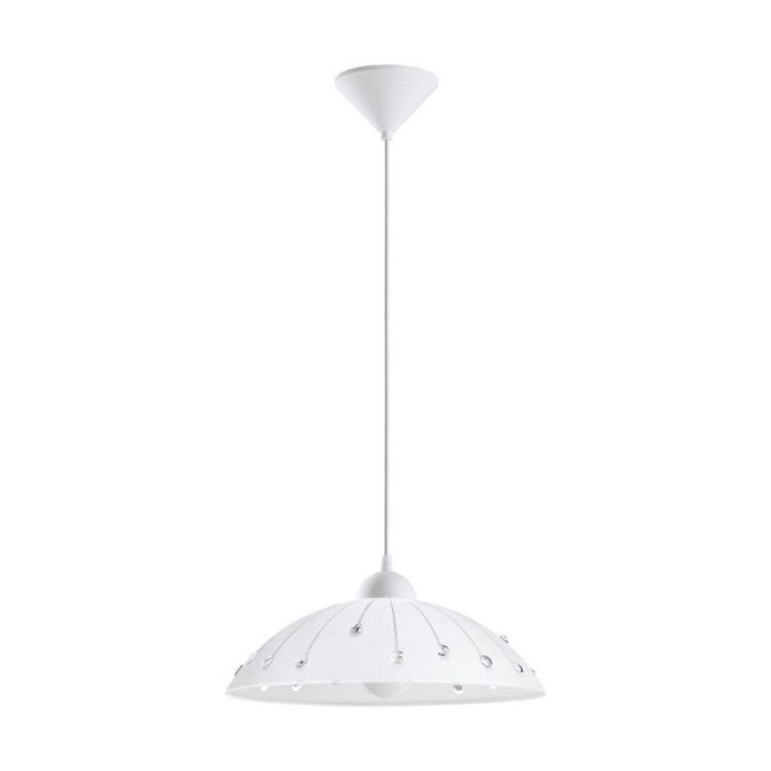 Lámpara colgante blanca de vidrio, Kaj