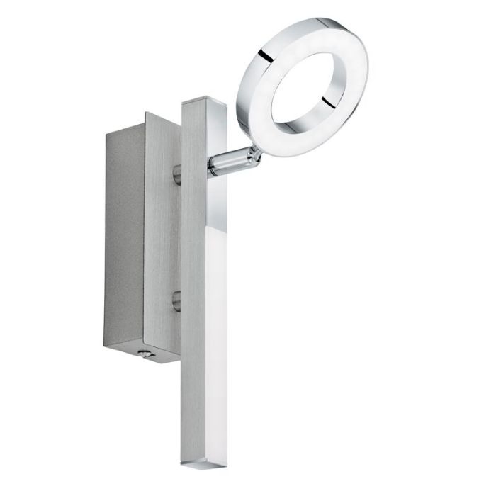 Foco de techo cromado de aluminio, Madelinde, 3W, 3000K LED