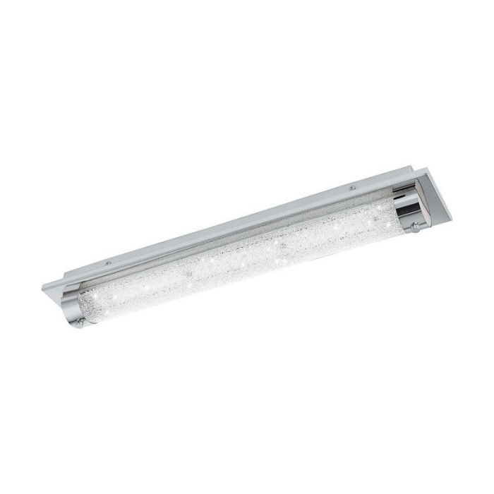Lámpara de techo cromada de vidrio, Iris, 19W, 4000K LED, IP44