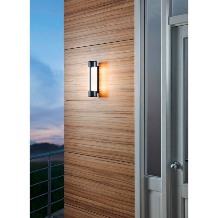 Lámpara exterior antracita de metal, Davy, IP44
