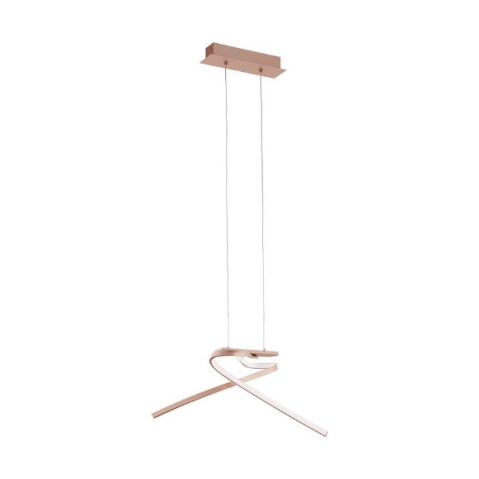 Lámpara colgante rosa de plástico, Josef, 11W, 3000K LED