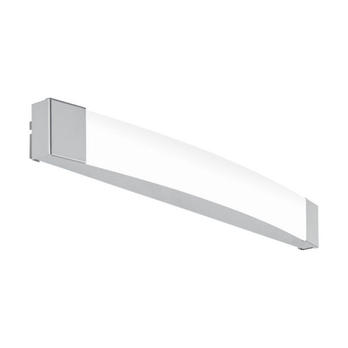Espejo con luces cromado de plástico, Rafi, 16W, 4000K LED, IP44