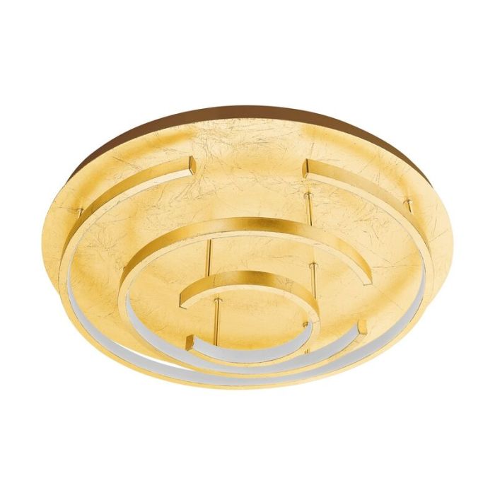 Plafón de techo dorado de acero, Sameer, 24W, 3000K LED