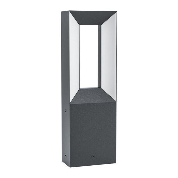 Lámpara exterior negra de aluminio, Larisa, 5W, 3000K LED, IP44