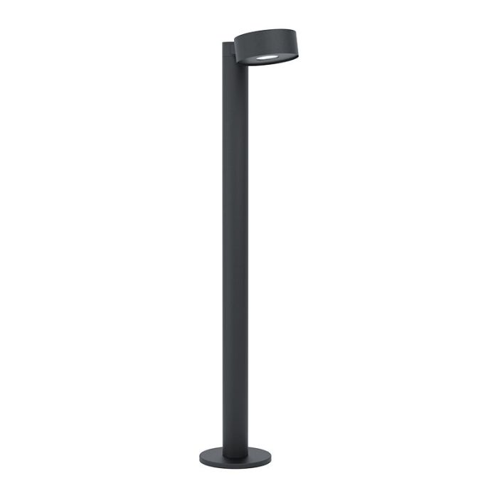 Lámpara exterior negra de acero, Liliana, 6W, 3000K LED, IP44
