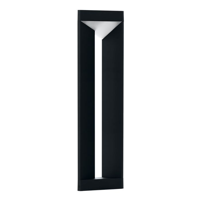 Lámpara exterior negra de aluminio, Lyke, 10W, 3000K LED, IP54