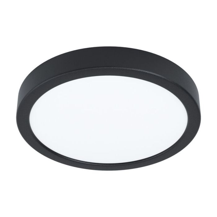 Lámpara de techo negra de acero, Pascale, 16W, 4000K LED