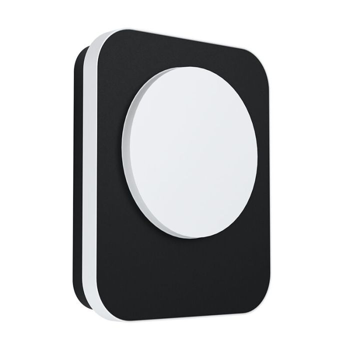 Lámpara exterior negro de aluminio, Luut, 9W, 3000K LED, IP44
