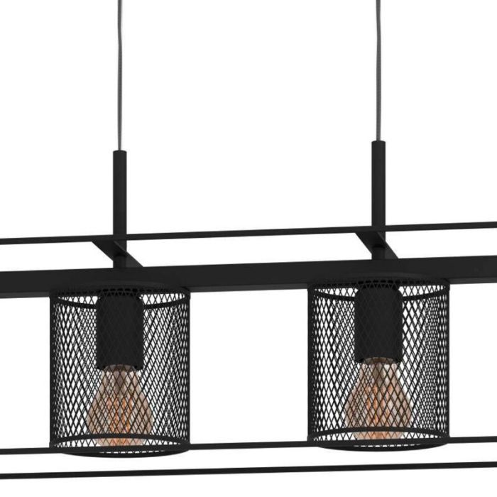Lámpara colgante negra de aluminio, Thiemo