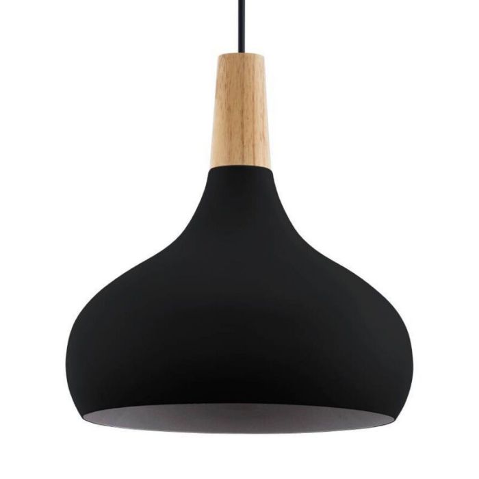 Lámpara colgante negra de aluminio, Tjebbe