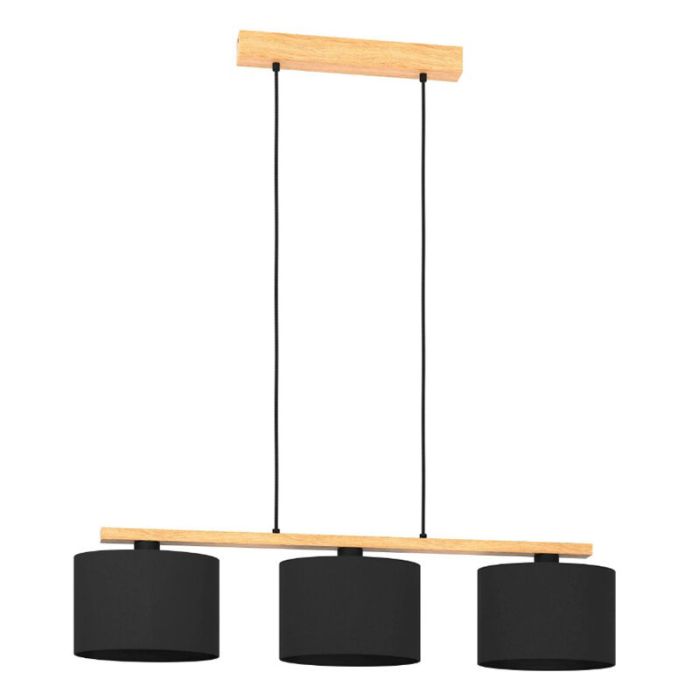 Lámpara colgante de madera marrón, Magali