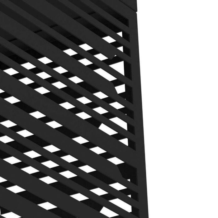 Lámpara de techo negra de aluminio, Lennaert