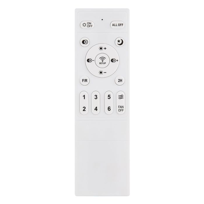 Ventilador de techo marrón de metal, Frank, 20W, ajustable entre luz blanco cálido y frío LED, con mando a distancia