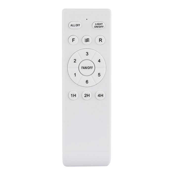 Ventilador de techo marrón de metal, Majda, 22W, white switch LED, con mando a distancia