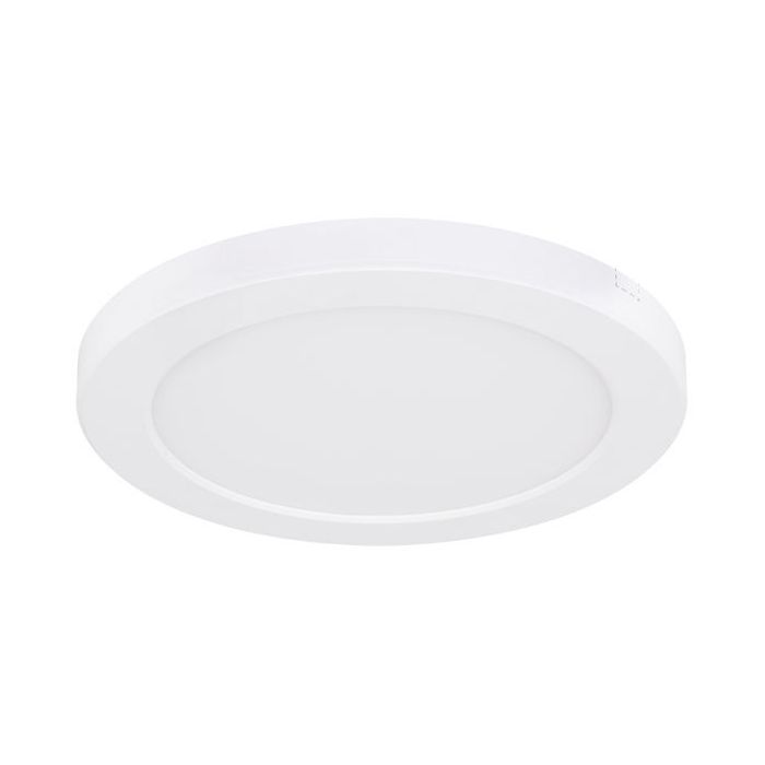 Plafón de techo blanco de plástico, Cage, 18W, color de luz ajustable LED