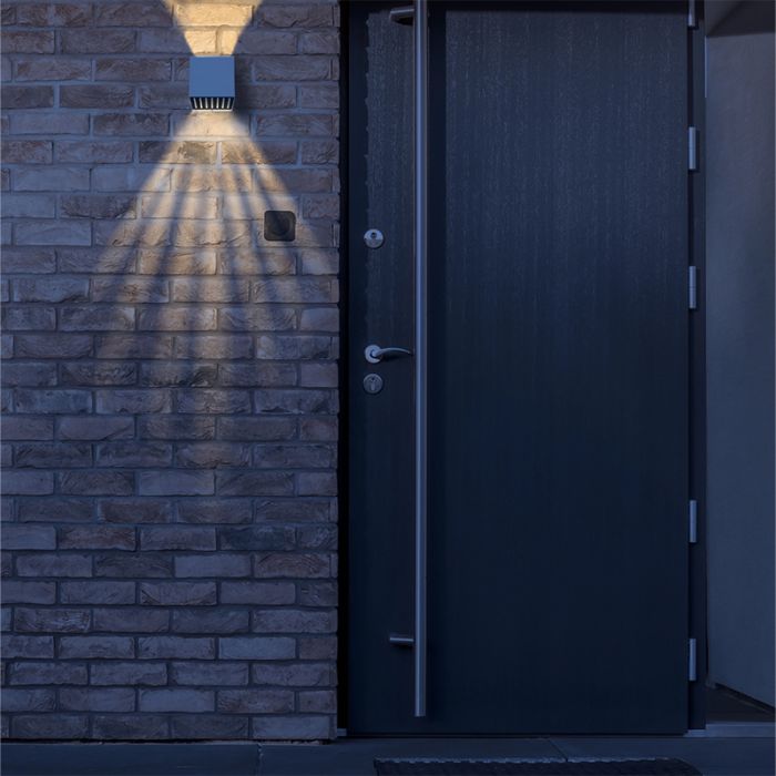 Aplique up down blanco de aluminio, Moesha, 6W, 3000K LED, IP54