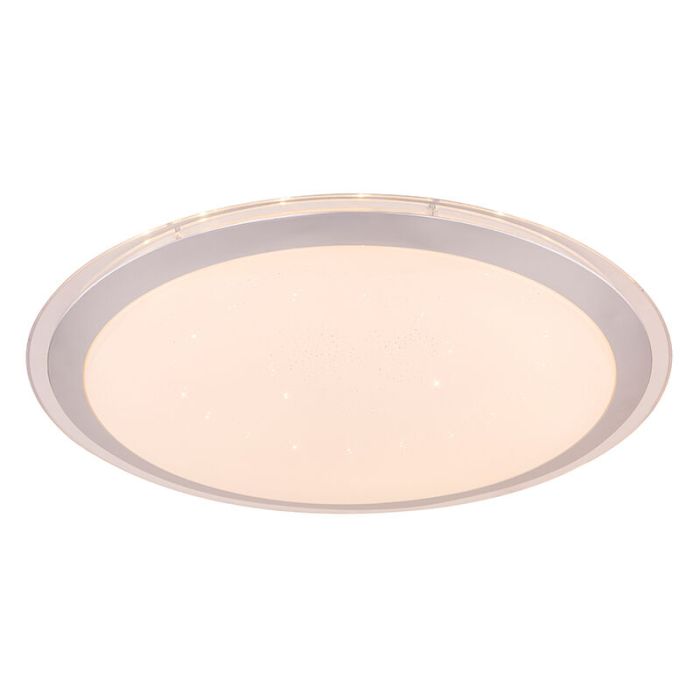 Lámpara de techo inteligente blanca de metal, Vinay, 30W, RGBW LED