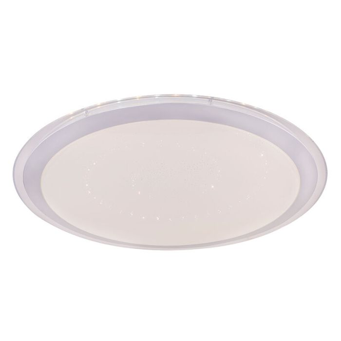 Lámpara de techo inteligente blanca de metal, Vinay, 30W, RGBW LED