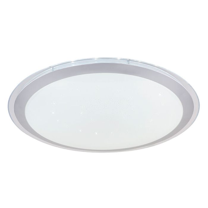 Lámpara de techo inteligente blanca de metal, Vinay, 30W, RGBW LED