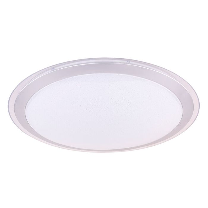 Lámpara de techo inteligente blanca de metal, Vinay, 30W, RGBW LED