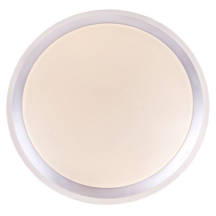 Lámpara de techo inteligente blanca de metal, Vinay, 30W, RGBW LED