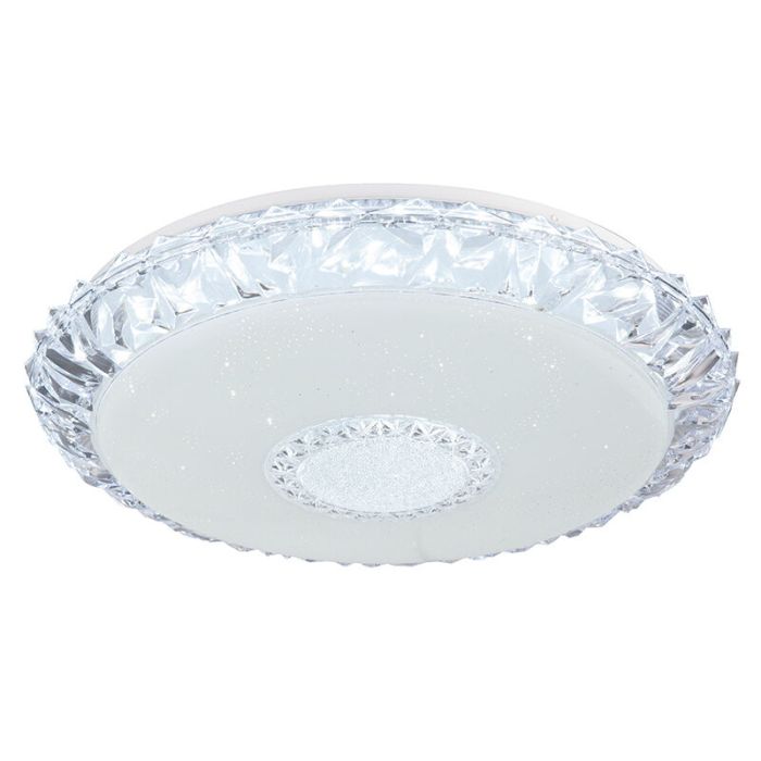 Lámpara de techo inteligente blanca de metal, Taylan, 40W, ajustable entre luz blanco cálido y frío LED