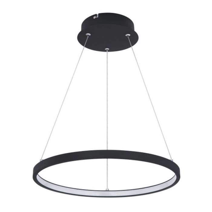 Lámpara colgante negra de metal, Jeana, 19W, 3000K LED