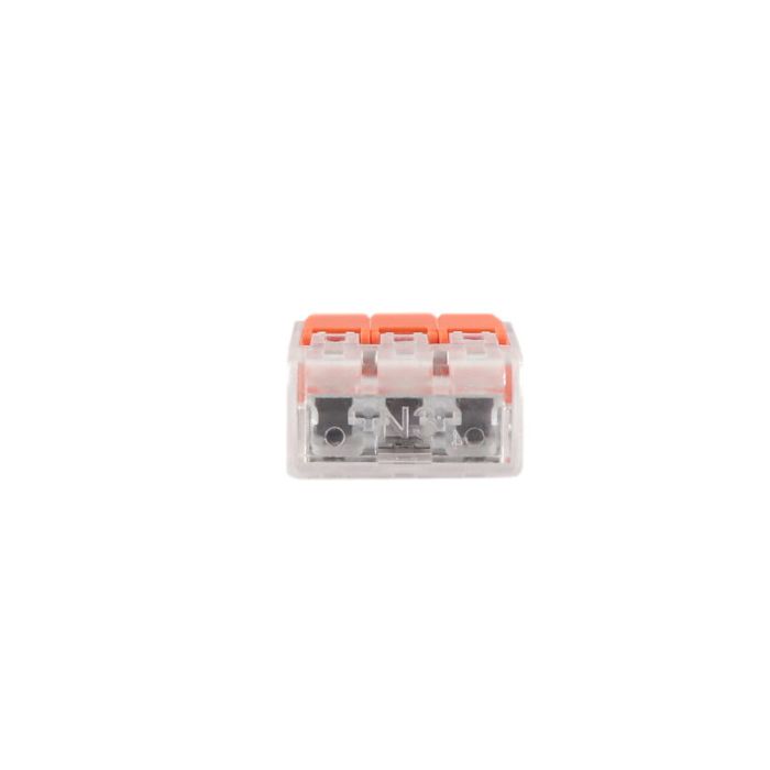 Abrazadera de soldadura de 3 orificios de 4 mm, resellable, empaquetada por 10