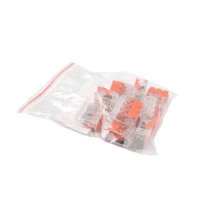 Abrazadera de soldadura de 3 orificios de 4 mm, resellable, empaquetada por 10
